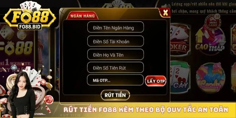 Rút tiền FO88 kèm theo bộ quy tắc an toàn 