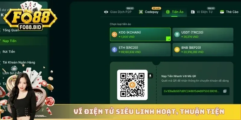 Ví điện tử siêu linh hoạt, thuận tiện 